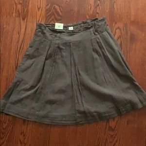 Brown Mini Skirt (with lining)